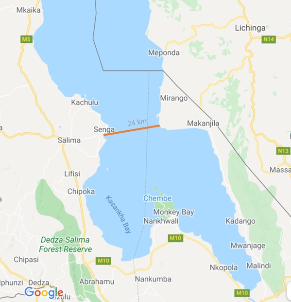 Lake Malawi route